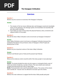 Goyal Brothers Prakashan History & Civics Solutions Class 9 Chapter 1 The Harappan Civilization