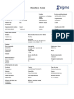 Reporte de Avisos: Información Del Cliente