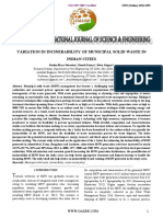 Variation in Incinerability of Municipal Solid Waste in Indian Cities