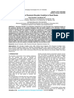 Assessment of Pavement Shoulder Condition in Rural Roads Rumi Sutradhar