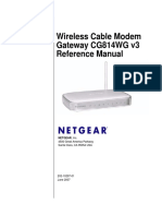Wireless Cable Modem Gateway CG814WG v3 Reference Manual: Netgear, Inc