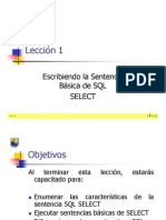 Leccion1 (Introduccion A Oracle9i SQL)