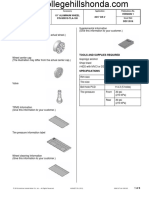 Installation Instructions: Parts List