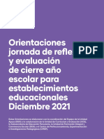 Orientaciones Jornada Cierre Diciembre 2021