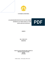 Universitas Indonesia: Analisis Resepsi..., Ria Avriyanty, FIB UI, 2012