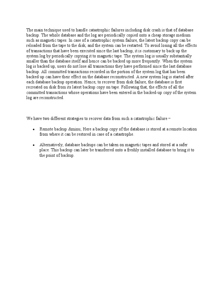 Cliff Notes Data Dependency The Easy Way To Avoid Catastrophic Failure - fbcfs1v
