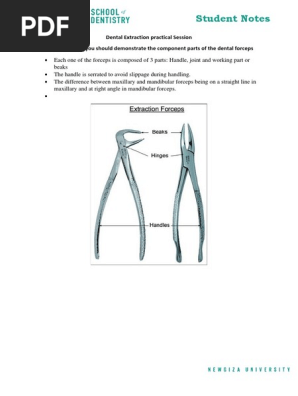 Dental Extraction Student Notes_dcd87ff36e5df555fcf93694f40598e3