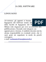 prof. Picco - Corso di Ingegneria del Software - Facoltà di Ingegneria del Politecnico di Milano - Linguaggi di programmazione [ITA]