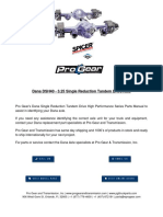 Dana dsh40 3 25 Parts Manual