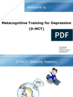 Welcome To: Metacognitive Training For Depression (D-MCT)