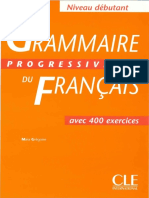 Grammaire Progressive du Francais Niveau débutant