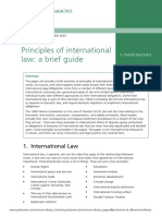 Principles of International Law: A Brief Guide