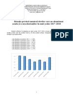 Situatie ABANDON Si RISC SCOLAR An Sc. 2017-2018 Analiza Cantitativa Si Grafice