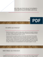 Consumul de Alcool Și Alcoolismul În România Și Pe Plan Internațional