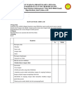 Daftar Tilik Memindhkn Pasien