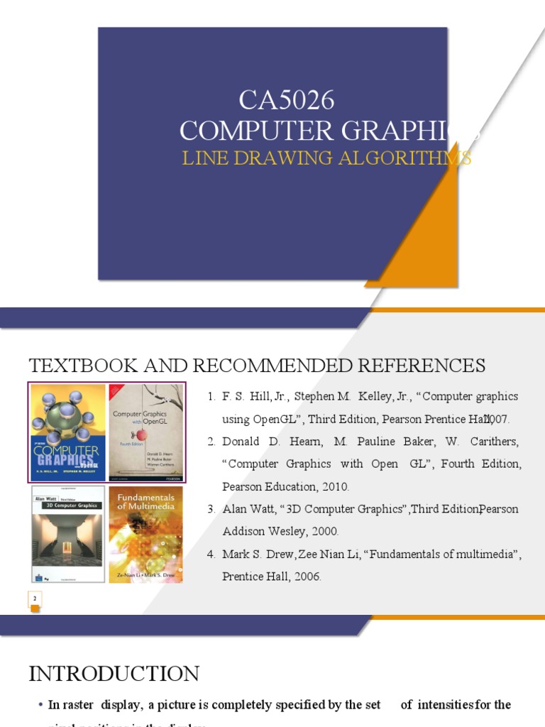 Line Drawing Algorithms | PDF | 2 D Computer Graphics | Cartesian ...