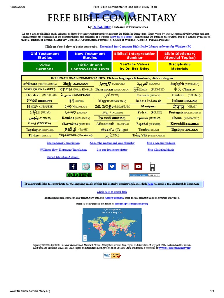 Free bible commentaries and bible study tools pdf