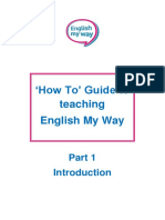 How To' Guide To Teaching English My Way