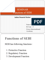 Seminar Functions of SEBI: Indian Financial Market