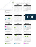 Calendario Laboral Vizcaya 2022