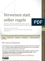 Pdf-Foliensatz: Anuschek, Verweisen Statt Selber Regeln (2011-05)