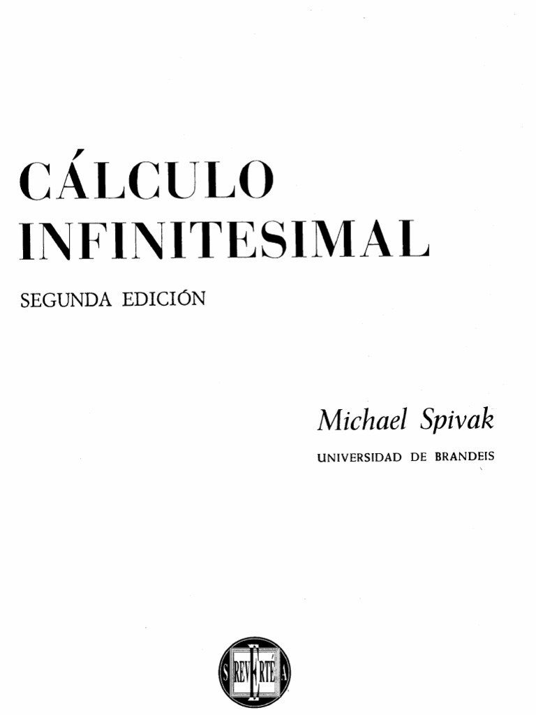 Spivak - Calculus | PDF