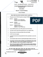 FORM TP 2016010: Caribbean Examinations Council Caribbean Secondary Education Certificate Examination