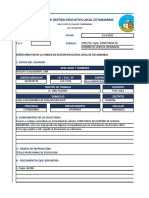 FUT Solicta Constacia EIB. UGEL Cotabambas