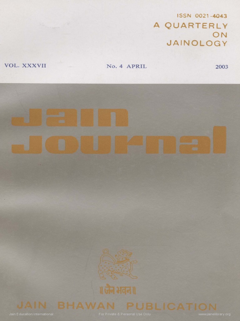 Meat Eating by Early Jains Atragedy of Lingustics Jain Journal 2003