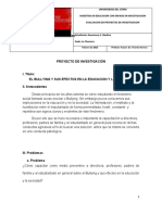 Proyecto de Investigacion i Titulo El Bu