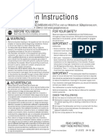 GE Dishwasher GDF520PGD2BB (Aug 2008) Installation Manual