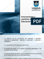 Innovaciones y Cambios en La Educación Superior