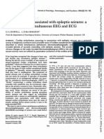 Cardiac Asystole Associated With Report With Simultaneous and