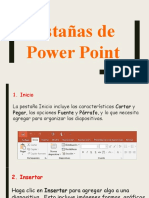 Pestañas de Power Point