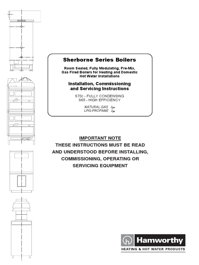 Sherborne S Series Boilers Room Sealed Fully Modulating Pre Mix Gas