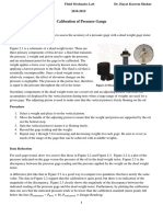 Calibration of Pressure Gauge: Figure 2.1 Dead Weight Gage Tester