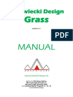 Drzewiecki Design Grass MANUAL