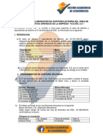 Enunciado para Elaboración de Auditoría Externa Del Área de Efectivo Y Activos Diferidos de La Empresa "Acción, S.A."