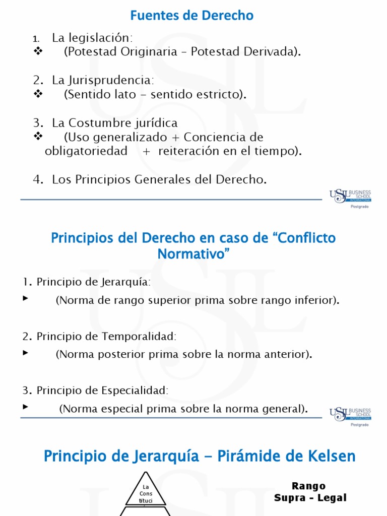 Fuentes y Principios del Derecho | PDF