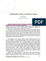 Flax, J. (1981) - A Materialist Theory of Women's Status. Psychology of Women Quarterly, 6 (1), 123-136. Doi10.1111j.1471-6402.1981.Tb01065.x