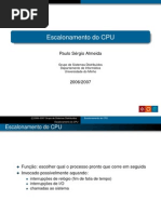 Escalonamento Cpu