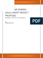 Limestone Mining Investment Project Proposal: Rembang, Central Java, Indonesia
