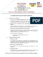 Enclosure No. 2 Homeroom Class Organization Elections (VIRTUAL)