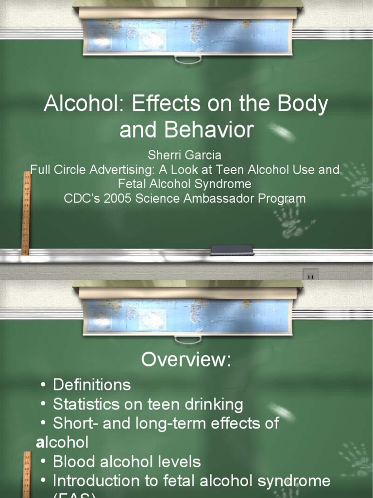 Alcohol: Effects On The Body and Behavior | PDF | Alcoholism | Adolescence