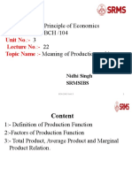 Principle of Economics BCH /104 3 22 Meaning of Production and Its Types