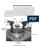 Support Manual For Spectrometer