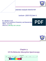 InCh3102 Chapter 4 UV-Vis