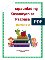 Pagpapaunlad NG Kasanayan Sa Pagbasa 2