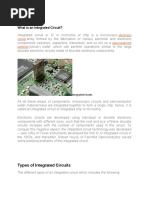 Integrated Circuits Lecture Notes | PDF | Integrated Circuit | Mosfet