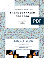 Thermodynamic Process: Performance Task 2 in General Physics 1